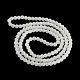 Chapelets de perles rondes en verre imitation jade peint X-DGLA-Q021-6mm-01-5