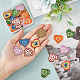 SUPERFINDINGS 36Pcs 6 ColorsAlloy Enamel Heart Charms Love Shaped Charm Mini Heart Pendants Enamel Dangle Pendants for Jewelry Necklace Earring Making ENAM-FH0001-54-3