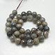 Chapelets de perles en labradorite naturelle  G-G213-6mm-03-2