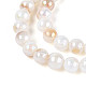 Нити бусин из натуральных пресноводных раковин цвета ab BSHE-T014-40D-3