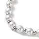 Collana di perle di plastica NJEW-F317-04P-2