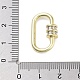 Кольца для ключей из латуни с микропаве и кубическим цирконием KK-M293-50G-3