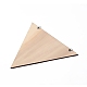 Треугольные деревенские деревянные настенные украшения в стиле бохо AJEW-L091-B05-2