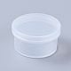 透明なプラスチックの箱  ふた付きビーズ収納容器  コラム  透明  5.4x2.8cm  容量：30ml（1.01液量オンス） CON-WH0069-81A-1