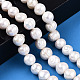 Fili di perle di perle d'acqua dolce coltivate naturali PEAR-N013-10D-2