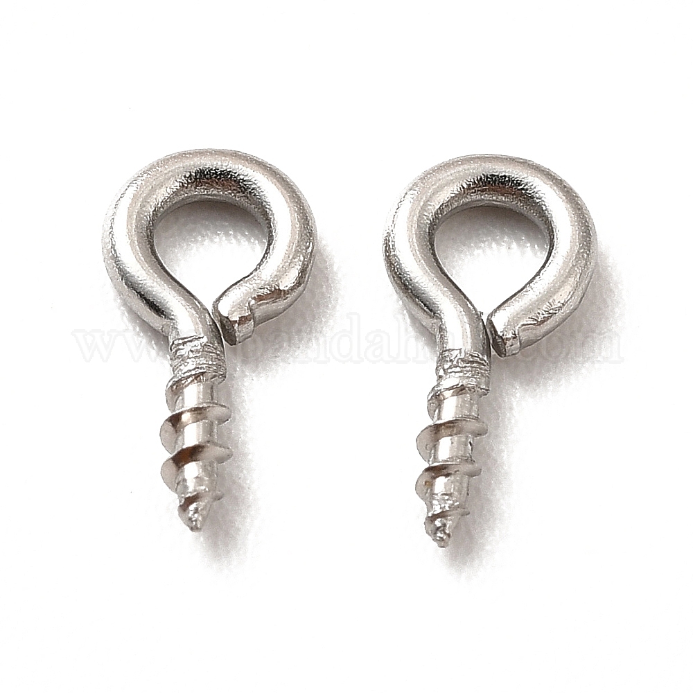 150 X Tny 8mm Stanless Steel Screw Eye Pns / Bals - Etsy