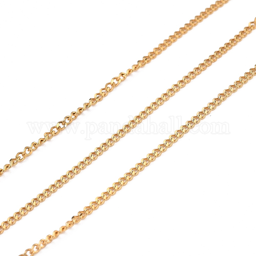 Chaîne Mailles Ovales En Acier Inoxydable 316L - 1 Mètre - 2.4x2x0.5mm