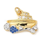 Подвеска из латуни с микропаве из кубического циркония KK-Q795-14