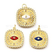 Латунные микро проложить кубического циркония подвески KK-U072-40B-G