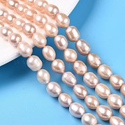 Нити из натурального культивированного пресноводного жемчуга PEAR-Q003-7mm-03
