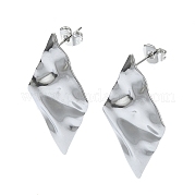 Серьги-гвоздики из нержавеющей стали 201 EJEW-K270-14P