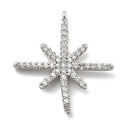 Латунные микро проложить кубического циркония подвески KK-L228-19P