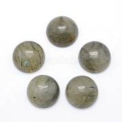 Кабошоны из натурального лабрадорита G-P393-R47-14.5mm