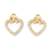 Латунные микро проложить кубического циркония подвески KK-R219-04G