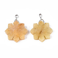 Натуральный топаз нефрита подвески&nbsp;G-T144-12B