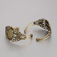 Латунные манжеты браслет материалы KK-J184-70AB-NF