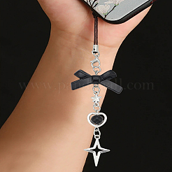 1 Stück Handy-Lanyard aus Eisen mit Acryl und Kunststoffperlen&nbsp;AJEW-LP0005-08