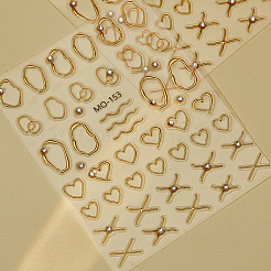 6 лист 2-х цветных наклеек для нейл-арта в виде животных&nbsp;DIY-HS0002-07