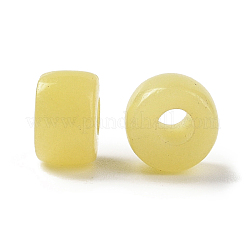 Крашеные натуральный белый нефрит бисер G-G003-A06-08