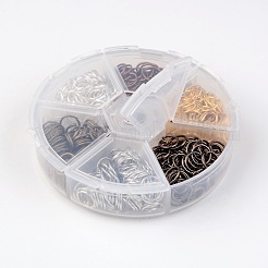 1 коробка 6 кольца прыжок цвет железа IFIN-X0025-8mm-NF-B