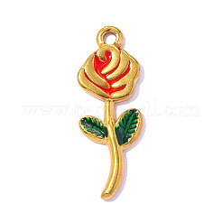 Pendentifs en acier inoxydable 304 émaillés&nbsp;STAS-OY018-27G-1