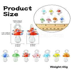14шт 7 стиля подвески ручной работы лэмпворк&nbsp;LAMP-CJ0002-20