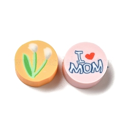 Бусины из полимерной глины на день матери своими руками&nbsp;CLAY-E001-01B