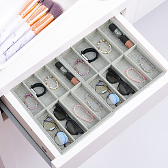 8 сетчатая деревянная крышка с бархатом&nbsp;ODIS-WH0099-131