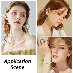 3 набор из 300 полосатых смоляных бусин&nbsp;RESI-SP0001-22