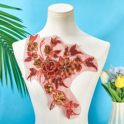 Полиэстер вышивка кружево шитье украшения&nbsp;DIY-WH20031-079C