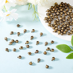 300 шт. латунные подвески-колокольчики KK-HY0003-77