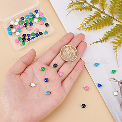 60 шт. 6 цвета 304 нержавеющая сталь эмалированные соединительные подвески&nbsp;STAS-DC0011-24