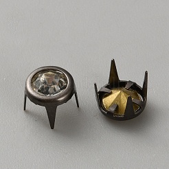 120 Stück Messing-Strassnieten&nbsp;FIND-CL0001-28A