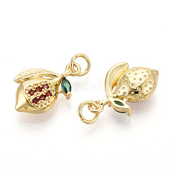 Латунные микро проложить кубического циркония подвески&nbsp;KK-N265-26G