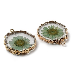 Внутренние подвески из смолы из сухоцветов&nbsp;X-RESI-P028-02KCG-02