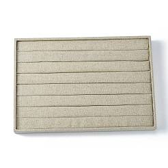 Имитация мешковина кольцо ювелирных изделий дисплеи RDIS-G002-03