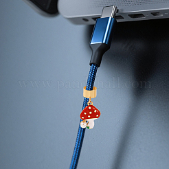 12 шт. подвеска в виде гриба из эмалевого сплава&nbsp;FIND-CP0003-52