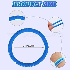 Polymer Clay Heishi Surfer Stretch-Armbänder-Set&nbsp;BJEW-SW00128