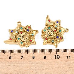 Pendentifs en strass en acier inoxydable 304&nbsp;SA-CBA0480-01G-02