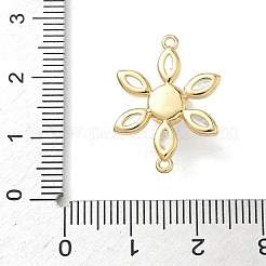 Ciondoli connettore in ottone con pavé di zirconi cubici&nbsp;KK-P342-04G