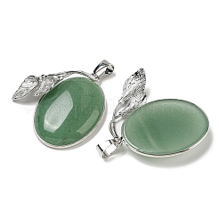 Естественный зеленый авантюрин подвески&nbsp;G-Z050-05C