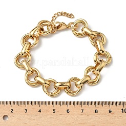 Браслеты-цепочки Rolo из нержавеющей стали 304 для женщин BJEW-S176-01G-A