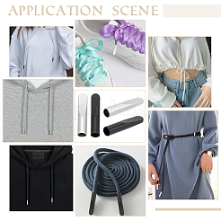 120 шт. 2-х цветные цинковые наконечники для шнура&nbsp;FIND-NB0005-64