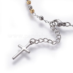201 bracciali con ciondoli in acciaio inossidabile&nbsp;BJEW-P258-15