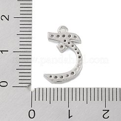 Покрытие стойки латунь микропаве прозрачные подвески из кубического циркония KK-A224-03A-P