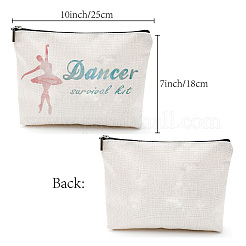 Поликоттоновые холщовые сумки-хранилища с тематикой медсестры ABAG-WH0029-125