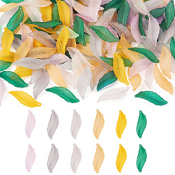 100 Stück 5 Farben transparente Acrylanhänger&nbsp;MACR-TA0001-81