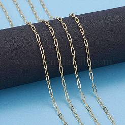 Паяные латунные цепочки для скрепок CHC-G005-06G-01