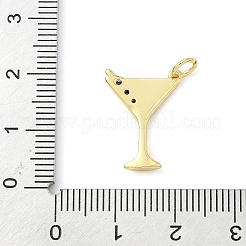 Ottone micro spianare pendenti zirconi&nbsp;X-KK-Z120-57A-G