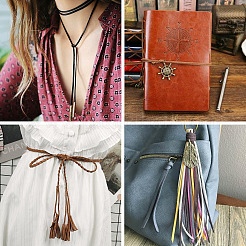 25 м 5 цвета плоский шнур из искусственной кожи OCOR-TA0001-46